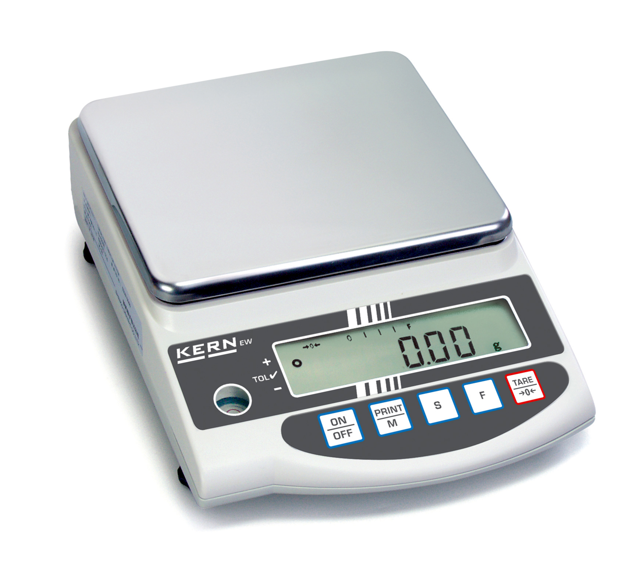 KERN & SOHN EW 4200-2NM EW Precision Balance, 4200 g Capacity, 0.01 g Readability, RS-232