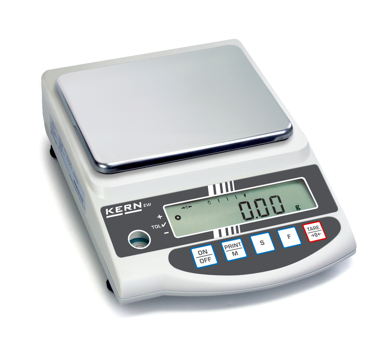 KERN & SOHN EW 820-2NM EW Precision Balance, 820 g Capacity, 0.01 g Readability, RS-232