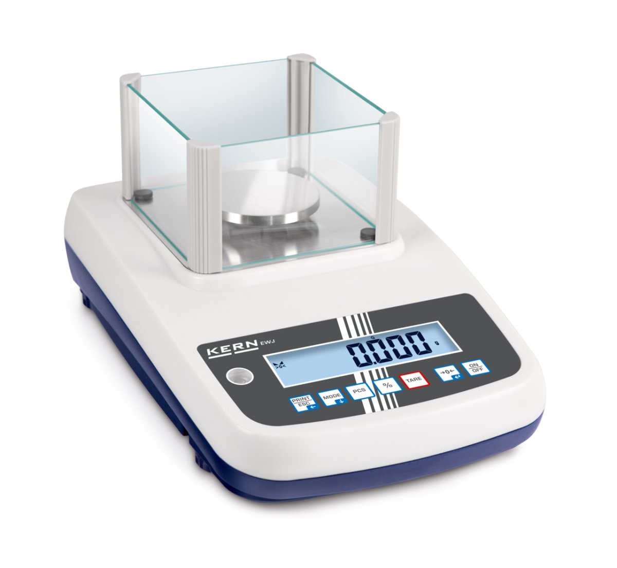 KERN & SOHN EWJ 300-3 EWJ Precision Balance, 300 g Capacity, 0.001 g Readability, IP65 Rated, RS-232 / USB - EWJ 300-3 - Precision Balances - KERN & SOHN - Weighcore