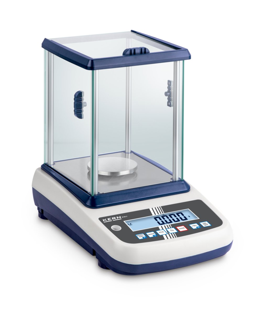 KERN & SOHN EWJ 300-3H EWJ Precision Balance, 300 g Capacity, 0.001 g Readability, IP65 Rated, RS-232 / USB - EWJ 300-3H - Precision Balances - KERN & SOHN - Weighcore