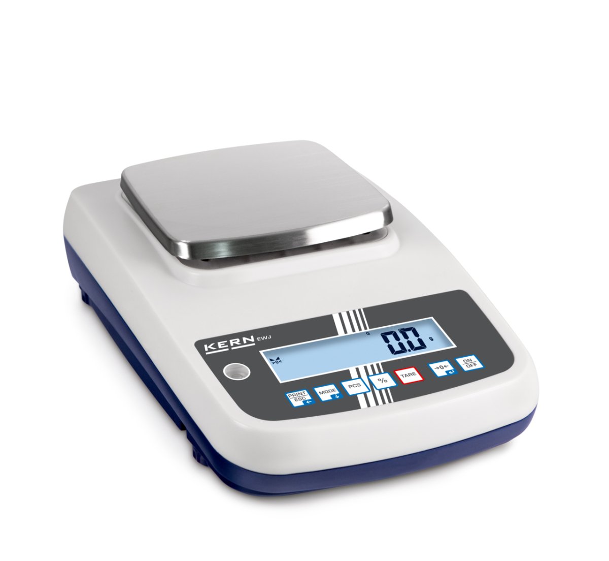 KERN & SOHN EWJ 6000-2 EWJ Precision Balance, 6000 g Capacity, 0.01 g Readability, Internal Calibration, IP65 Rated, USB / Bluetooth - EWJ 6000-2 - Precision Balances - KERN & SOHN - Weighcore