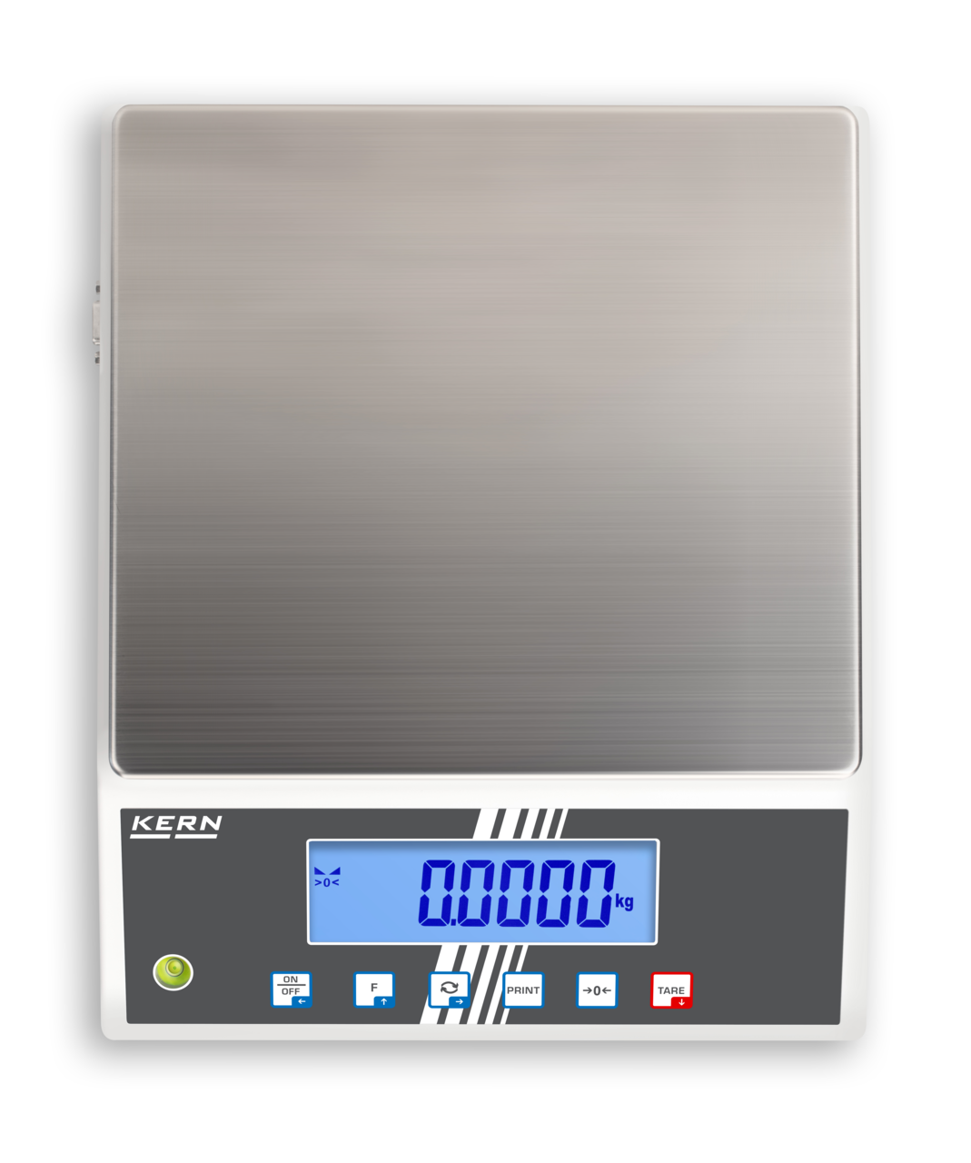 KERN & SOHN FCB 30K-4 FCB Bench Scale, 30 kg Capacity, 0.0002 kg Readability, IP65 Rated, RS-232 / USB