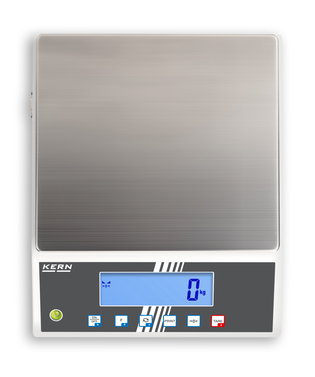 KERN & SOHN FCB 6K-3DM FCB Bench Scale, 6000 g Capacity, 2 g Readability, IP65 Rated, USB / WiFi