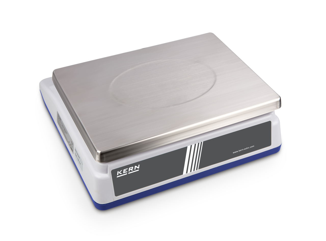 KERN & SOHN FCD 6K-3 FCD Bench Scale, 6000 g Capacity, 0.2 g Readability, RS-232