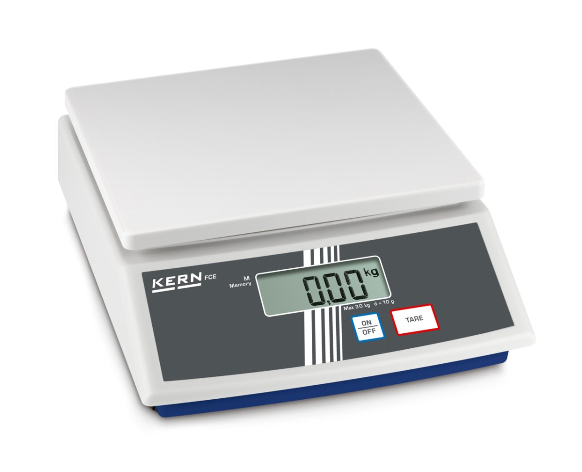 KERN & SOHN FCE 30K10N FCE Bench Scale, 30000 g Capacity, 10 g Readability - FCE 30K10N - Bench Scales - KERN & SOHN - Weighcore