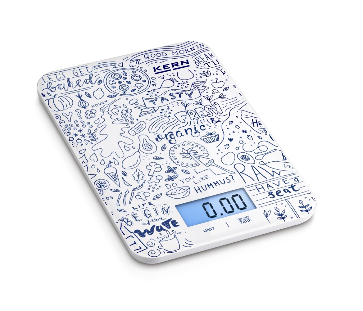 KERN & SOHN FGE 5K-3S05 FGE Food Scale, 5000 g Capacity, 1 g Readability - FGE 5K-3S05 - Food Scales - KERN & SOHN - Weighcore