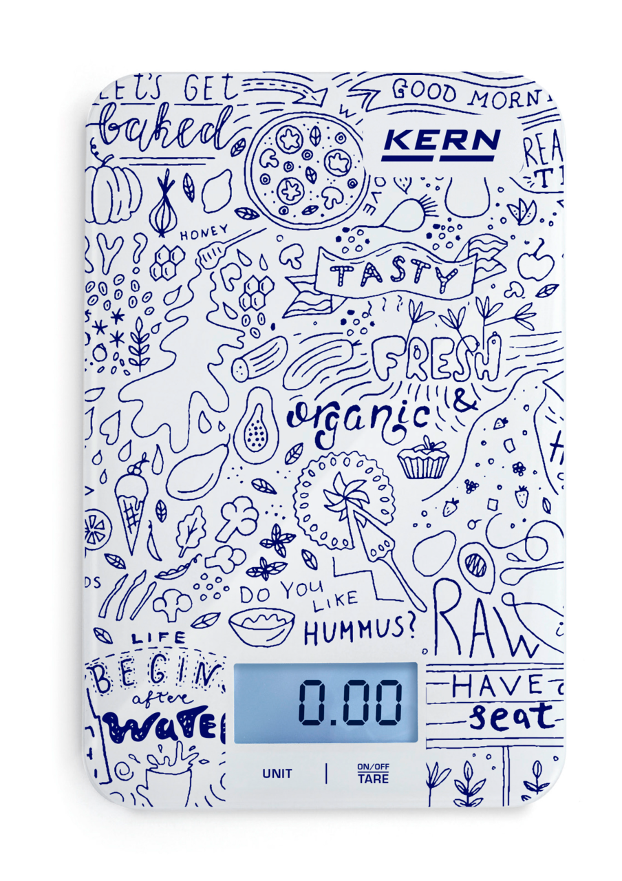 KERN & SOHN FGE 5K-3S05 FGE Food Scale, 5000 g Capacity, 1 g Readability