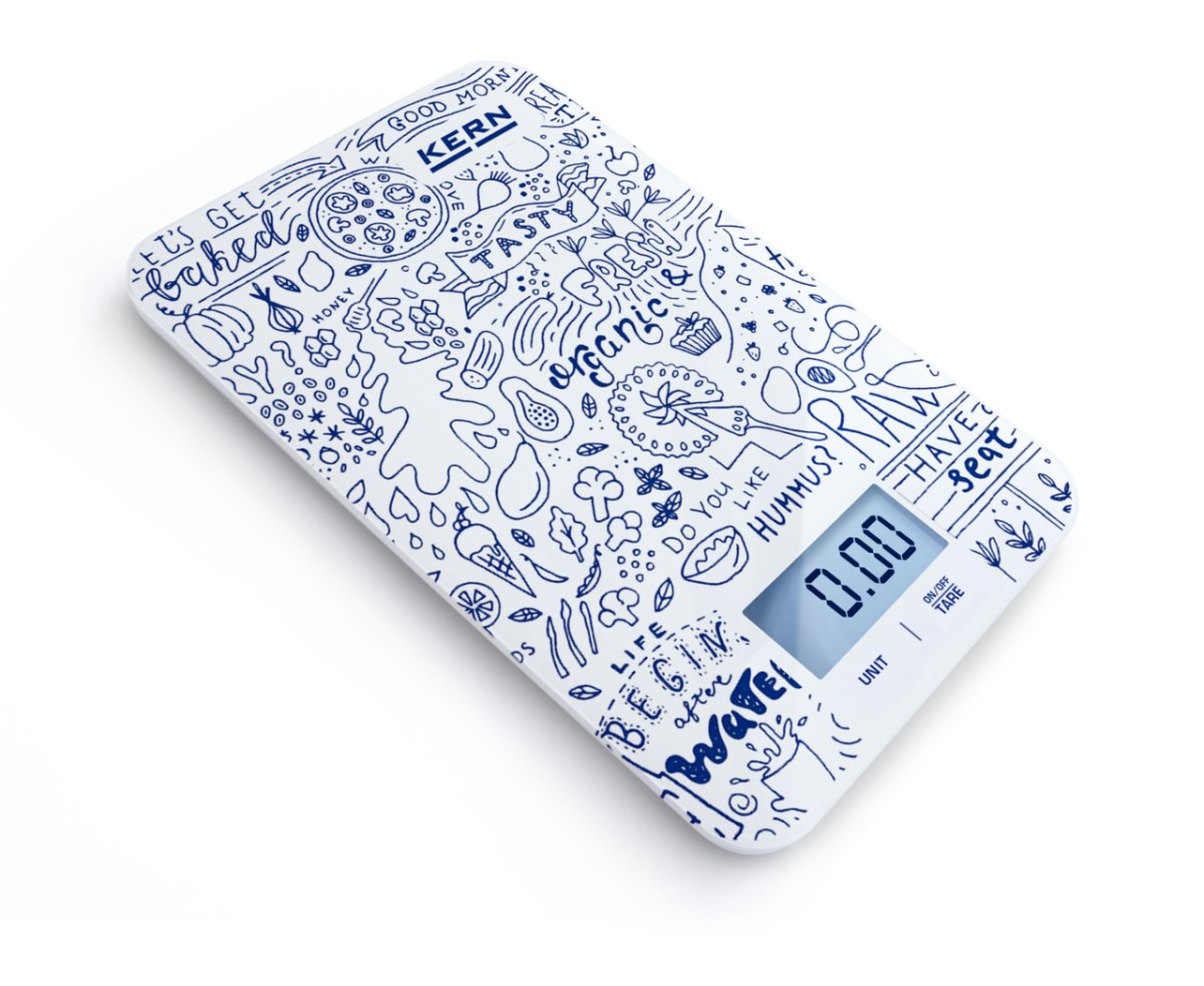 KERN & SOHN FGE 5K-3S05 FGE Food Scale, 5000 g Capacity, 1 g Readability - FGE 5K-3S05 - Food Scales - KERN & SOHN - Weighcore