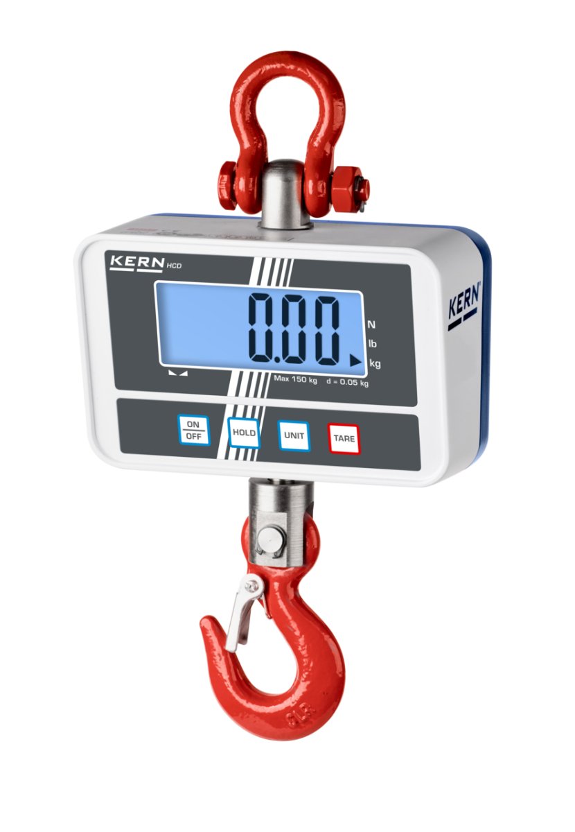 KERN & SOHN HCD 300K-2D HCD Crane Scale, 300 kg Capacity, 0.1 kg Readability - HCD 300K-2D - Crane Scales - KERN & SOHN - Weighcore
