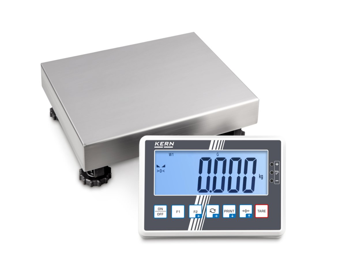 KERN & SOHN IFC 15K2DM IFC Platform Scale, 15 kg Capacity, 0.005 kg Readability, IP65 Rated, USB / Bluetooth - IFC 15K2DM - Weigh Platforms - KERN & SOHN - Weighcore