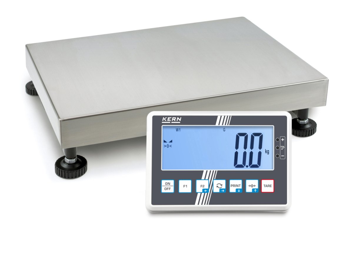 KERN & SOHN IFC 300K50DM IFC Platform Scale, 300 kg Capacity, 0.1 kg Readability, IP65 Rated, RS-232 / USB - IFC 300K50DM - Weigh Platforms - KERN & SOHN - Weighcore