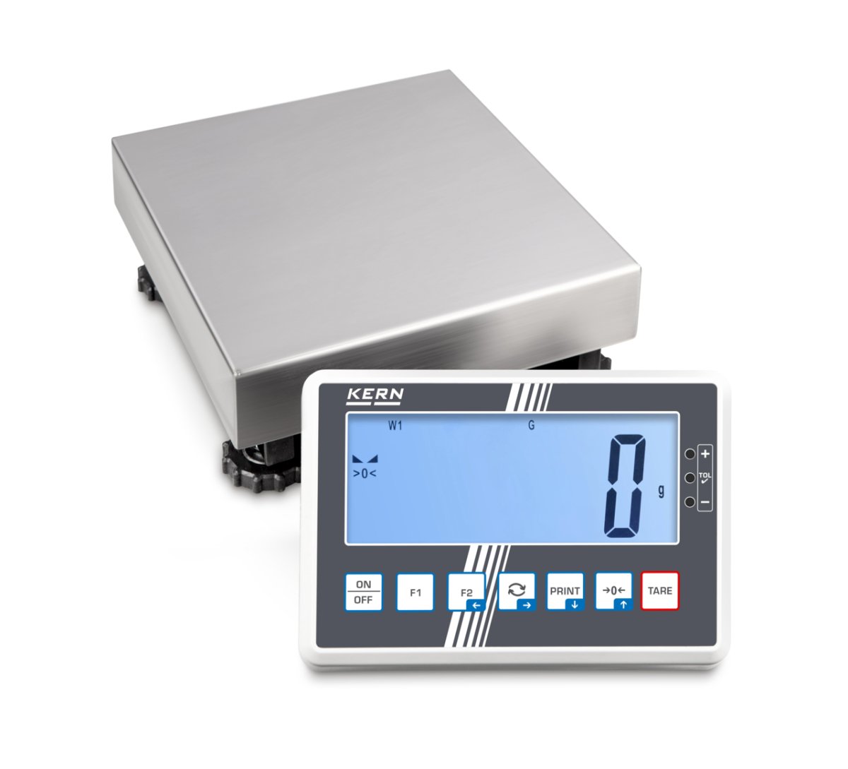 KERN & SOHN IFC 6K1DSM IFC Platform Scale, 6000 g Capacity, 2 g Readability, IP65 Rated, USB / Bluetooth - IFC 6K1DSM - Weigh Platforms - KERN & SOHN - Weighcore