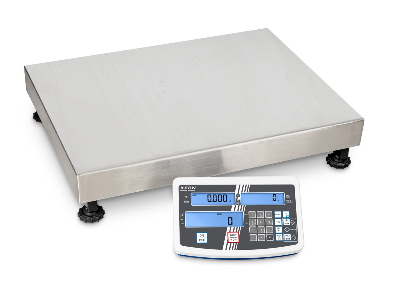 KERN & SOHN IFS 100K-2LM IFS Counting Scale, 150 kg Capacity, 0.05 kg Readability, IP65 Rated, RS-232