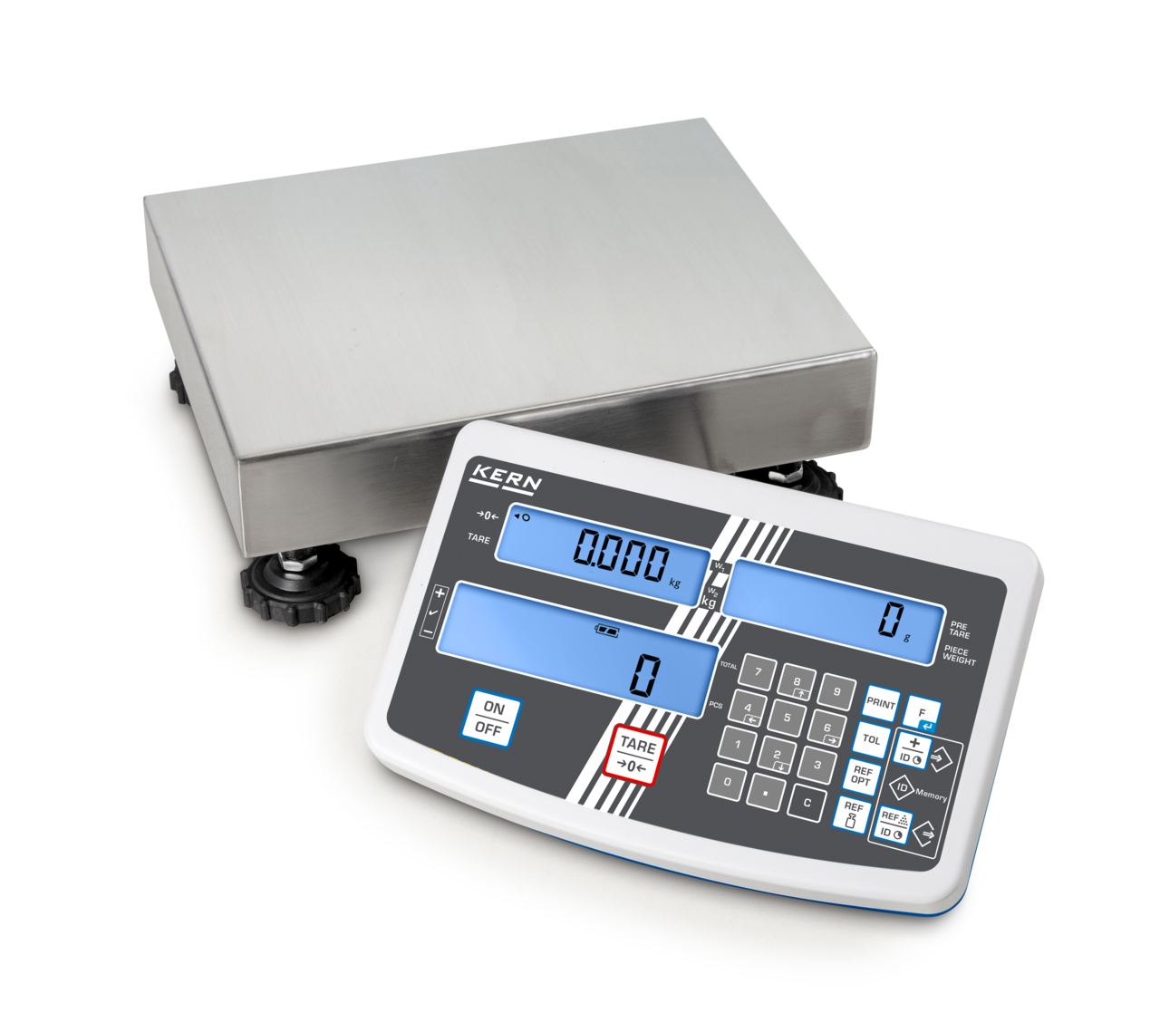 KERN & SOHN IFS 10K-4 IFS Counting Scale, 15 kg Capacity, 0.0002 kg Readability, IP65 Rated, RS-232