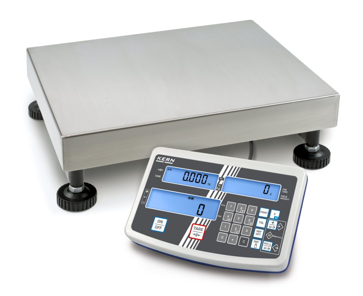 KERN & SOHN IFS 60K-2M IFS Counting Scale, 60 kg Capacity, 0.02 kg Readability, RS-232 - IFS 60K-2M - Counting Scales - KERN & SOHN - Weighcore