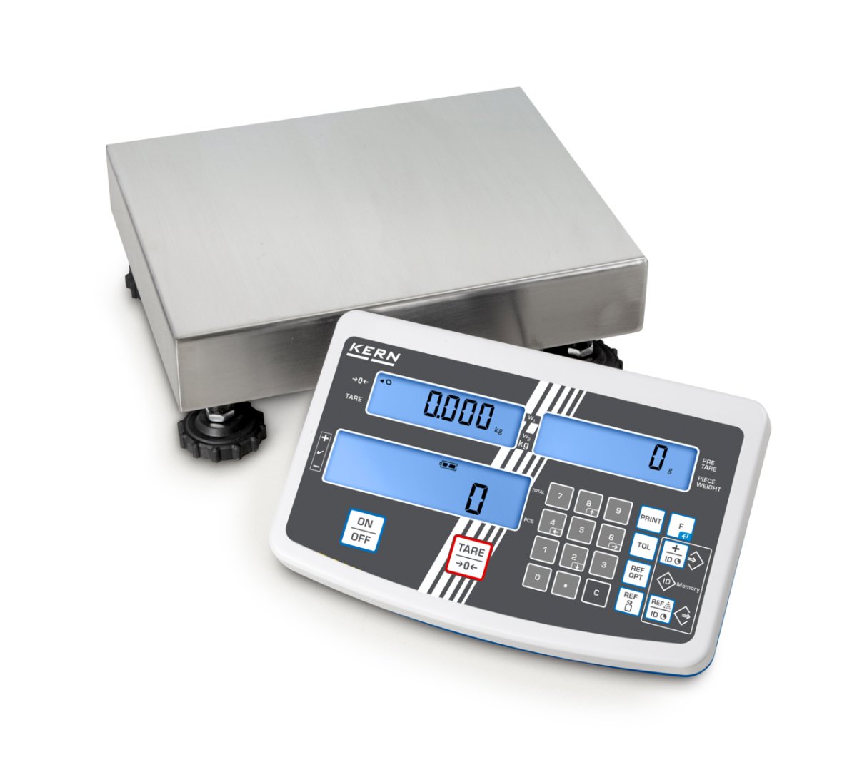 KERN & SOHN IFS 6K-3M IFS Counting Scale, 6 kg Capacity, 0.002 kg Readability, RS-232 - IFS 6K-3M - Counting Scales - KERN & SOHN - Weighcore