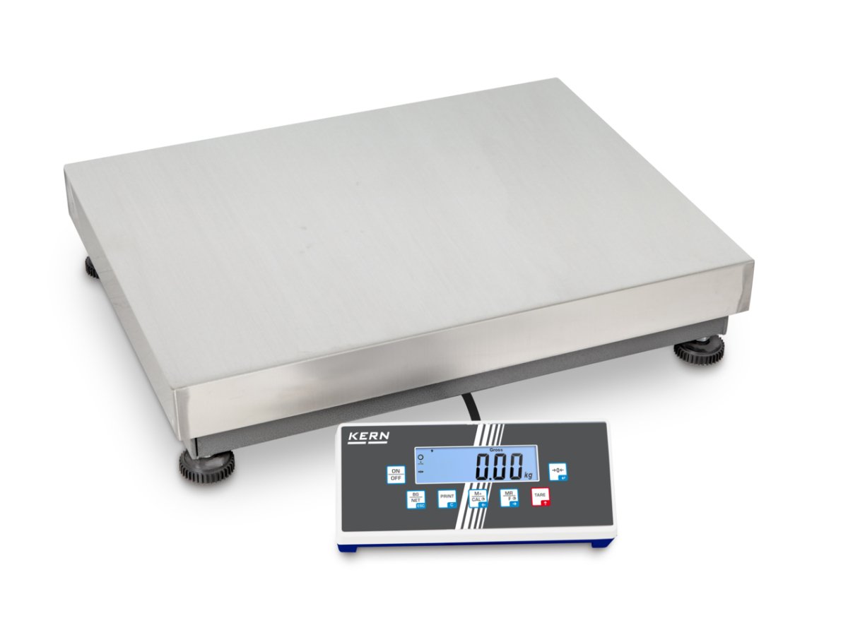 KERN & SOHN IOC 100K-3L IOC Platform Scale, 150 kg Capacity, 0.005 kg Readability, IP65 Rated, USB / WiFi - IOC 100K-3L - Weigh Platforms - KERN & SOHN - Weighcore