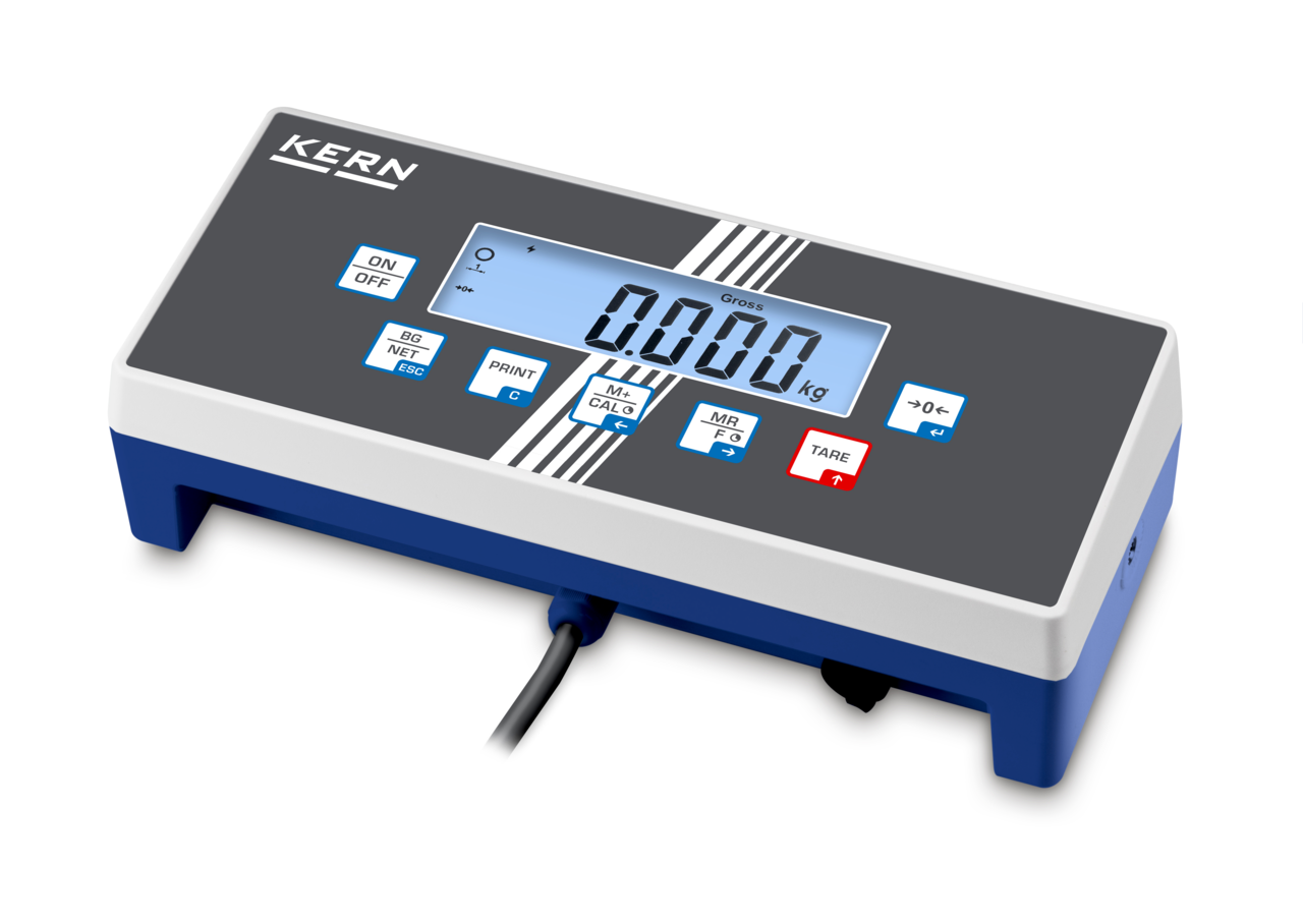 KERN & SOHN IOC 10K-4L IOC Platform Scale, 15 kg Capacity, 0.0005 kg Readability, IP65 Rated, USB / WiFi