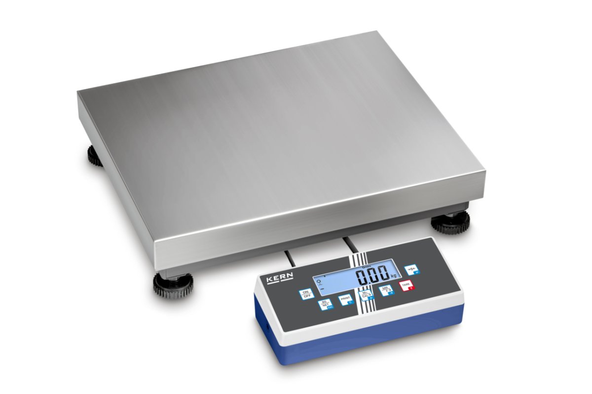 KERN & SOHN IOC 6K-3M IOC Platform Scale, 6 kg Capacity, 0.002 kg Readability, IP65 Rated, USB / WiFi - IOC 6K-3M - Weigh Platforms - KERN & SOHN - Weighcore