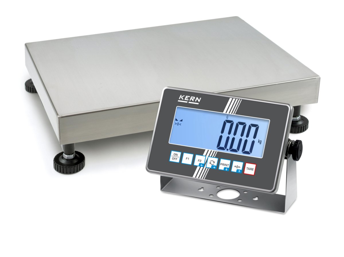 KERN & SOHN IXC 100K-2LM IXC Platform Scale, 150 kg Capacity, 0.05 kg Readability, IP68 Rated, RS-232 / USB - IXC 100K-2LM - Weigh Platforms - KERN & SOHN - Weighcore