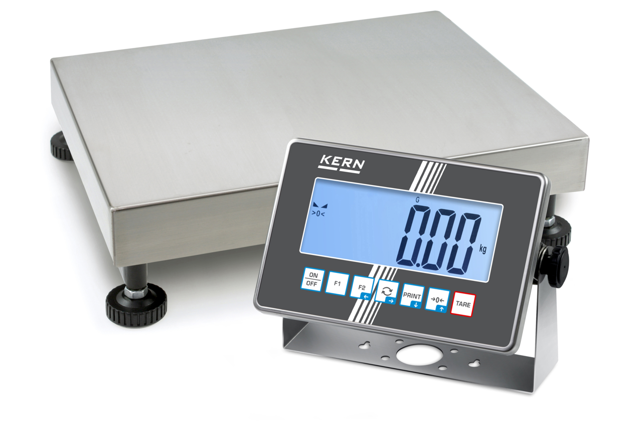 KERN & SOHN IXC 100K-2M IXC Platform Scale, 150 kg Capacity, 0.05 kg Readability, IP68 Rated, RS-232 / USB