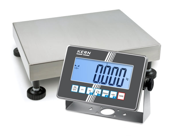 KERN & SOHN IXC 30K-3M IXC Platform Scale, 30 kg Capacity, 0.01 kg Readability, IP68 Rated, RS-232 / USB