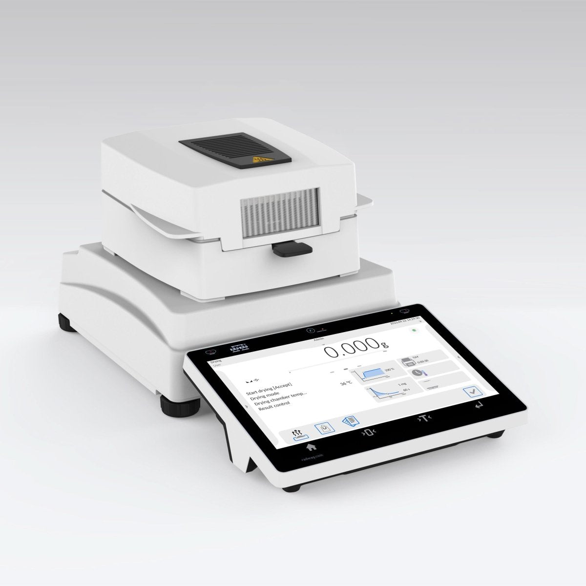 RADWAG MA 110.5Y.NS MA 5Y.NS Moisture Analyzer, 110g Capacity, 1mg Readability - MA1105YNS - Moisture Analyzers - Radwag - Weighcore