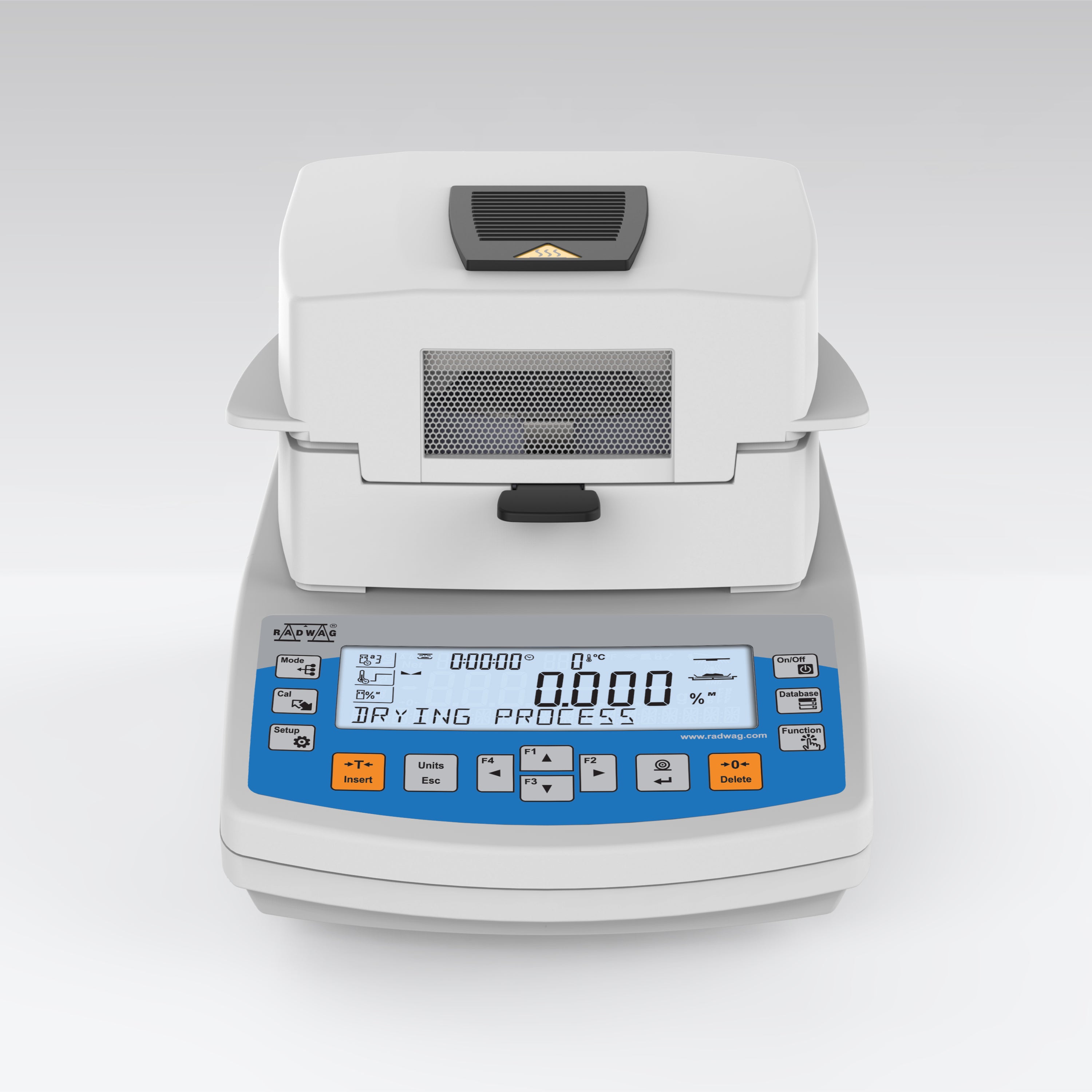 RADWAG MA 210.R.WH MA R.WH Moisture Analyzer, 210g Capacity, 1mg Readability, Halogen, 250°C Max