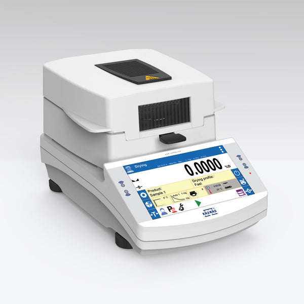 RADWAG MA X7.A MA 110.X7.A Moisture Analyzer, 110g Capacity, 1mg Readability, 160°C Max