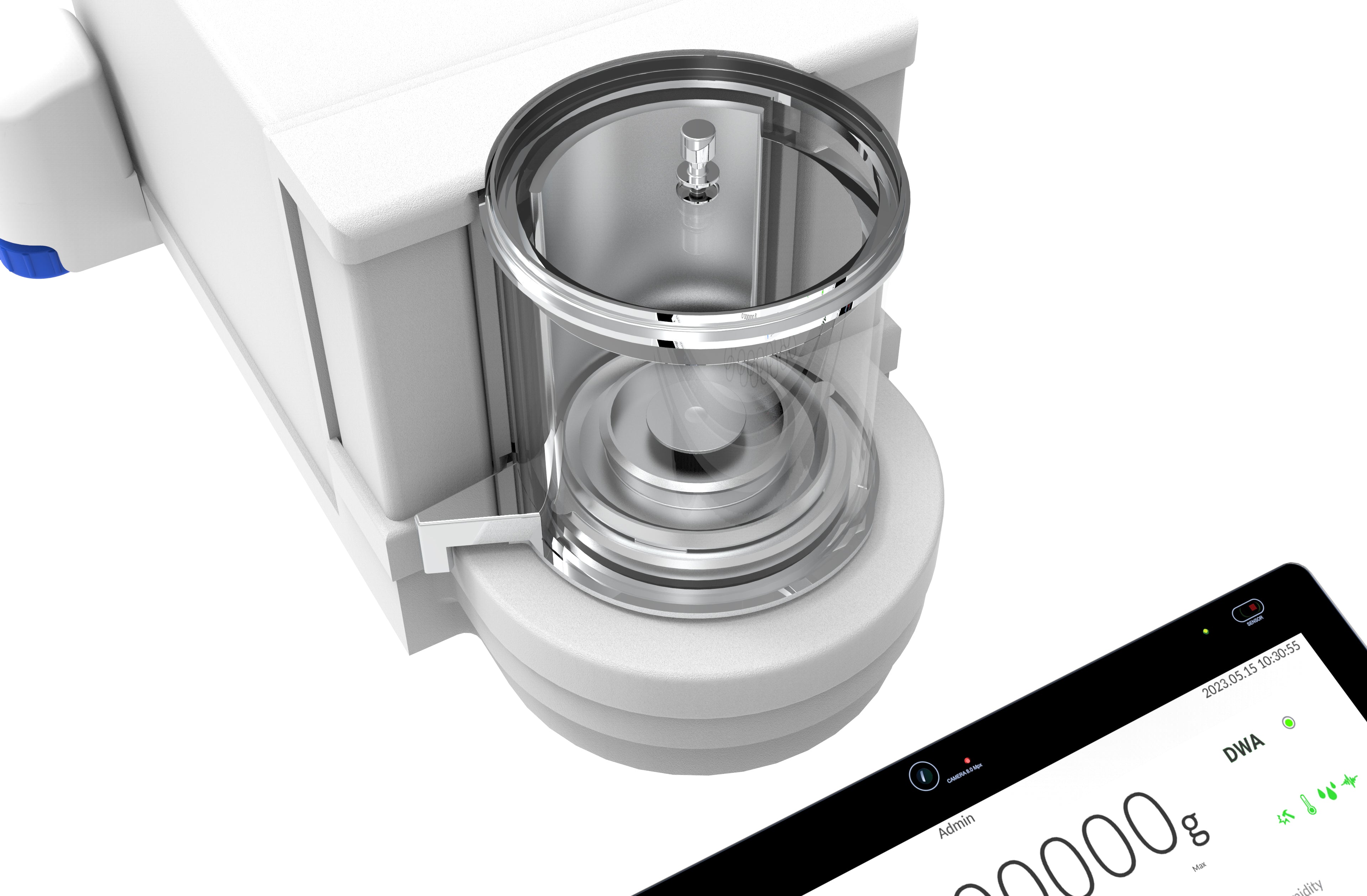 RADWAG MYA 6.5Y MYA 5Y Microbalance, 6.1g Capacity, 1µg Readability, 21 CFR Part 11, Internal Calibration, OIML Class I