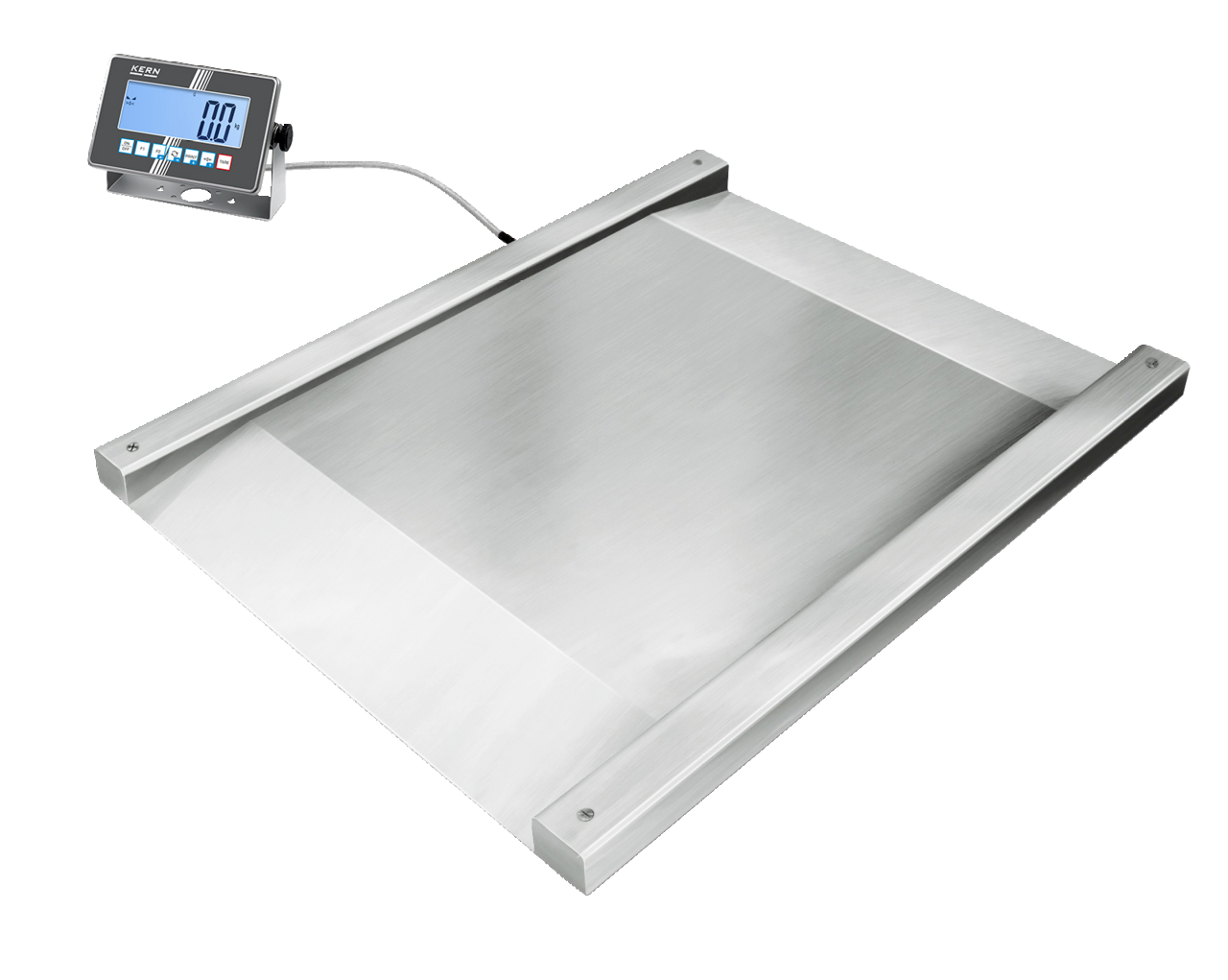 KERN & SOHN NXC 1.5T-4M NXC Truck Scale, 1500 kg Capacity, 0.5 kg Readability, IP68 Rated, RS-232 / USB