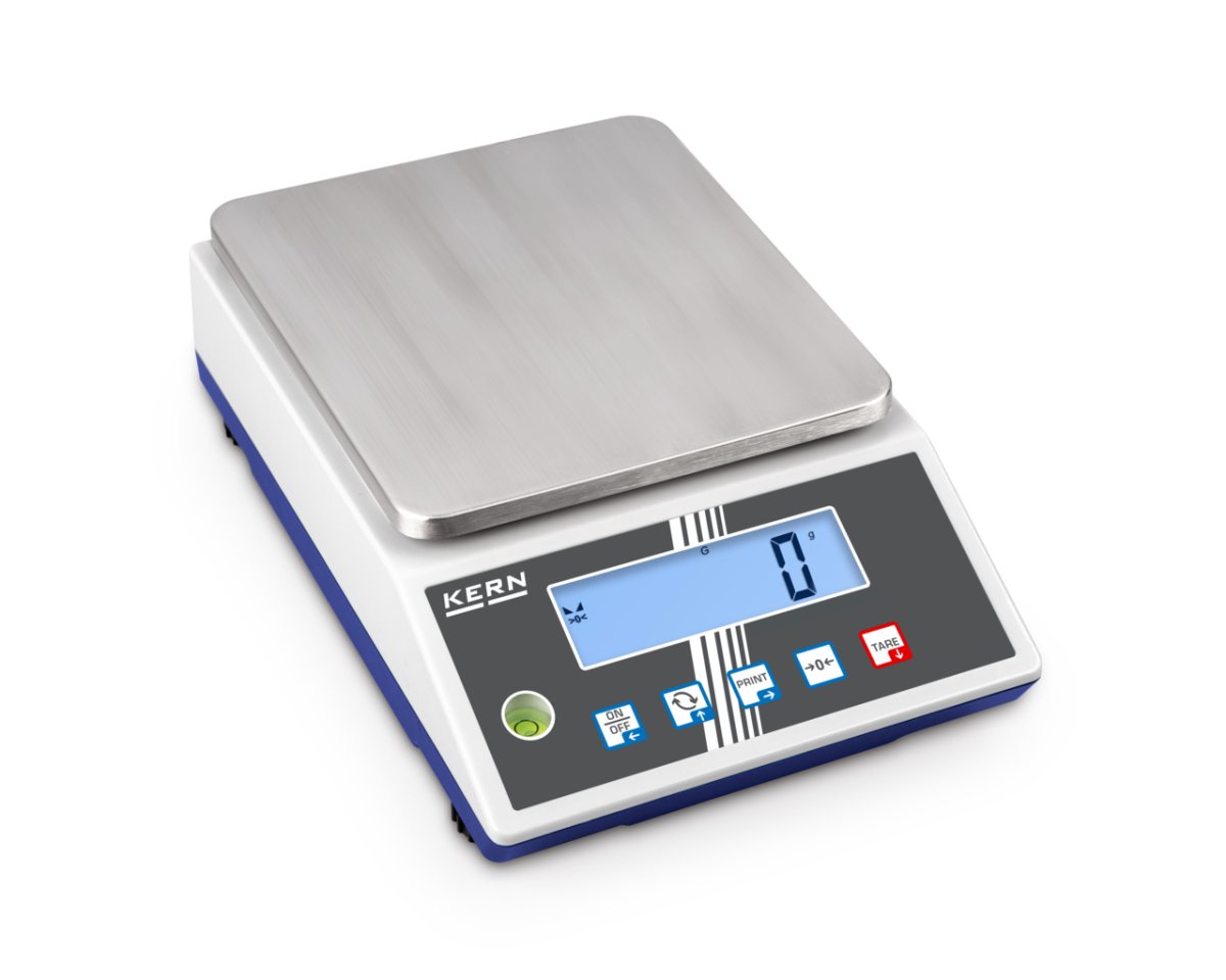 KERN & SOHN PCB 6000-0 PCB Precision Balance, 6000 g Capacity, 1 g Readability, RS-232 / USB - PCB 6000-0 - Precision Balances - KERN & SOHN - Weighcore