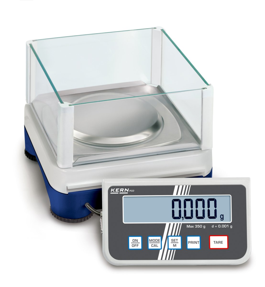 KERN & SOHN PCD 300-3 PCD Precision Balance, 350 g Capacity, 0.001 g Readability, RS-232 - PCD 300-3 - Precision Balances - KERN & SOHN - Weighcore