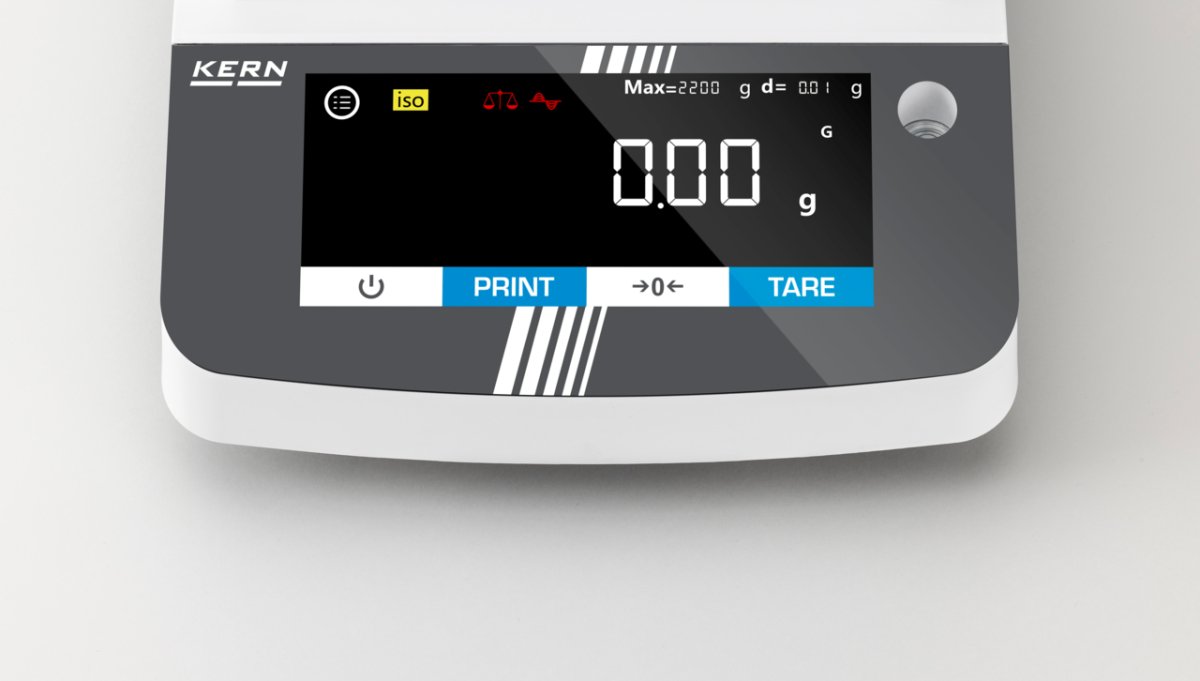 KERN & SOHN PDS 2000-2 PDS Precision Balance, 2200 g Capacity, 0.01 g Readability, RS-232 / USB - PDS 2000-2 - Precision Balances - KERN & SOHN - Weighcore
