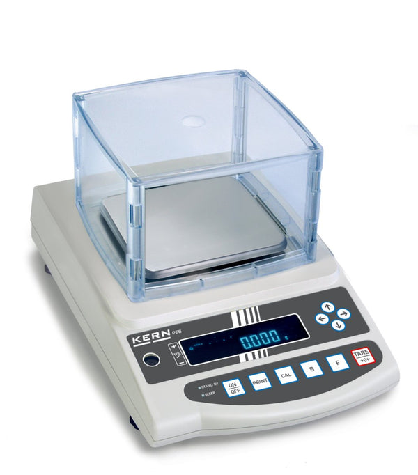 KERN & SOHN PEJ 620-3M PEJ Precision Balance, 620 g Capacity, 0.001 g Readability, Fluorescent Display