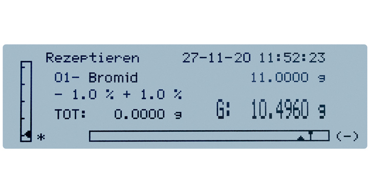 KERN & SOHN PLJ 420-3F PLJ Precision Balance, 420 g Capacity, 0.001 g Readability, Internal Calibration, LCD Graphic Display, RS-232