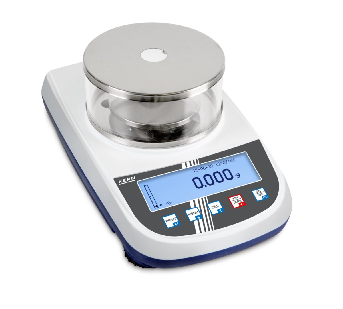 KERN & SOHN PLS 420-3F PLS Precision Balance, 420 g Capacity, 0.001 g Readability, LCD Graphic Display, RS-232 - PLS 420-3F - Precision Balances - KERN & SOHN - Weighcore