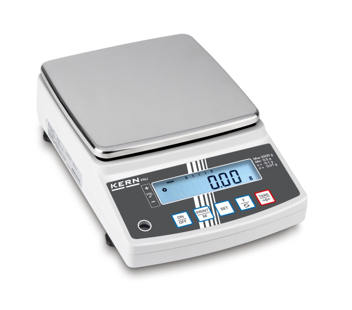 KERN & SOHN PNS 3000-2 PNS Precision Balance, 3200 g Capacity, 0.01 g Readability, RS-232 - PNS 3000-2 - Precision Balances - KERN & SOHN - Weighcore