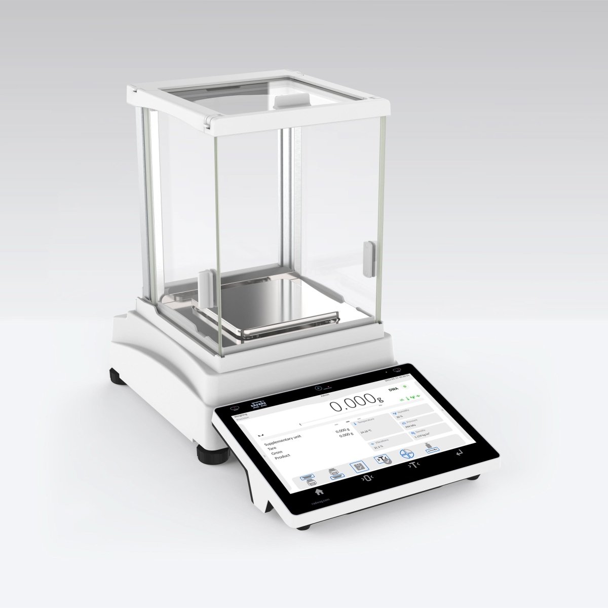 RADWAG PS 360.5Y PS 5Y Precision Balance, 360g Capacity, 1mg Readability, 21 CFR Part 11, Internal Calibration - PS3605Y - Precision Balances - Radwag - Weighcore