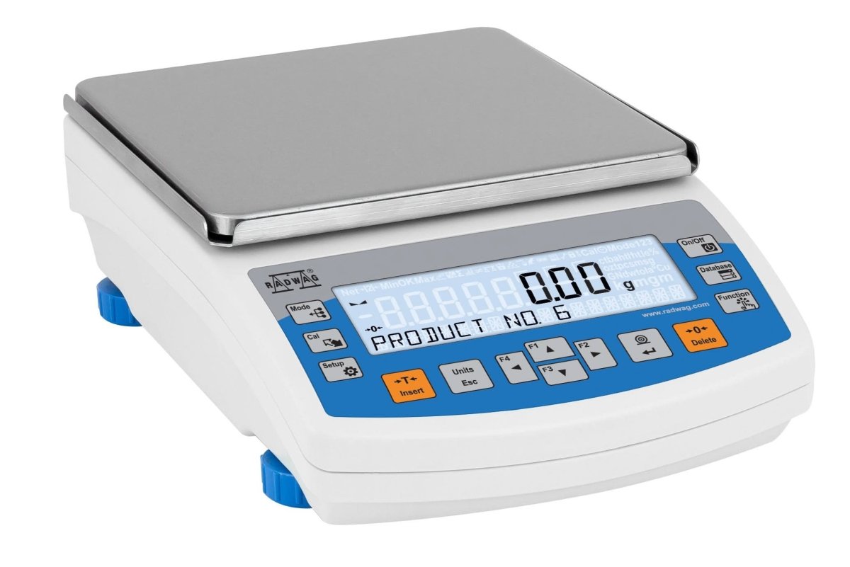 RADWAG PS 2100 R2.M PS R2.M Precision Balance, 2100g Capacity, 10mg Readability, Internal Calibration, OIML Class II - PS2100R2M - Precision Balances - Radwag - Weighcore