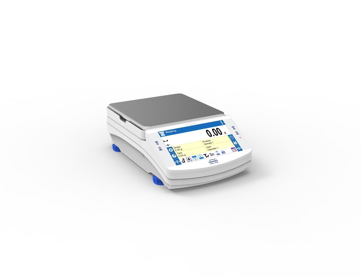 RADWAG PS X7.M PS 6100.X7.M Precision Balance, 6100g Capacity, 10mg Readability, Internal Calibration, OIML Class II - PS6100X7M - Precision Balances - Radwag - Weighcore