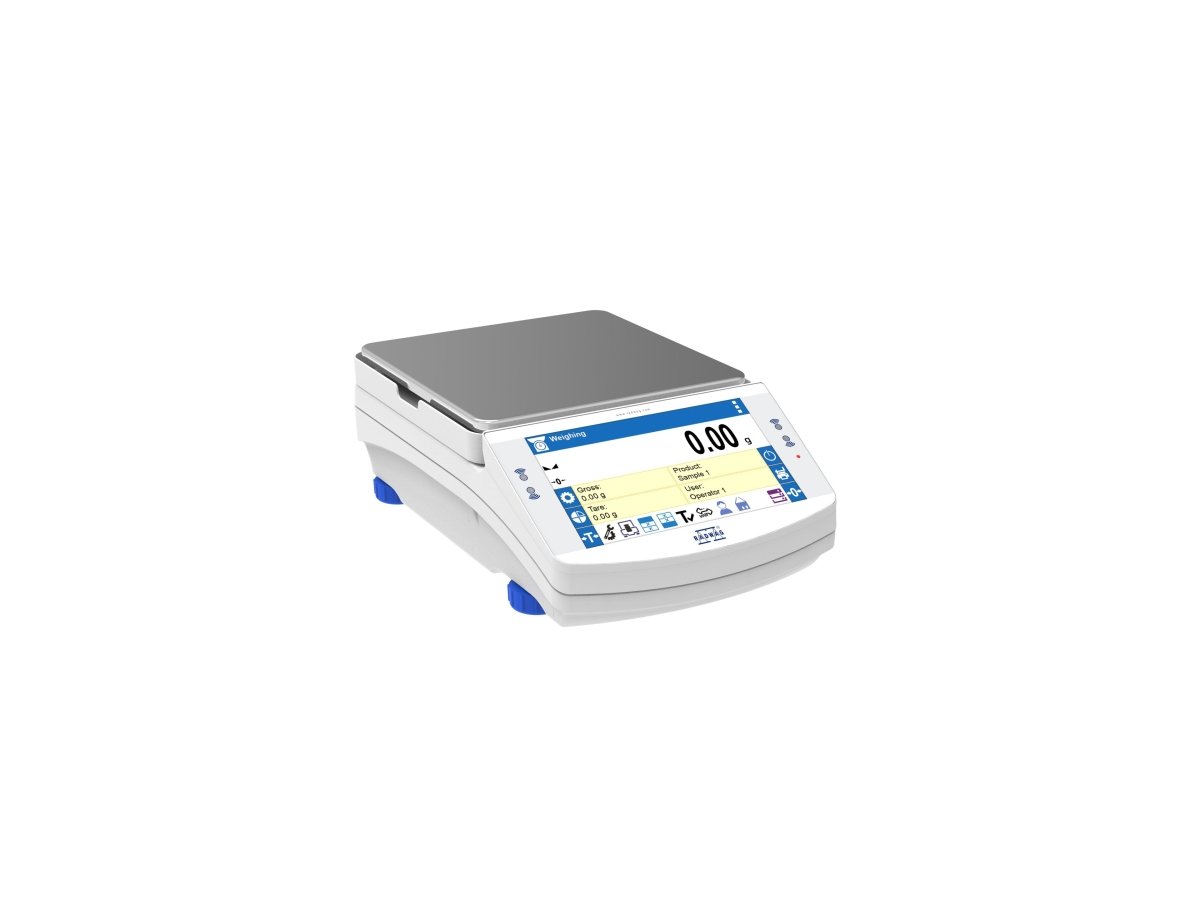 RADWAG PS X7.M PS 8100.X7.M Precision Balance, 8100g Capacity, 10mg Readability, Internal Calibration, OIML Class II - PS8100X7M - Precision Balances - Radwag - Weighcore