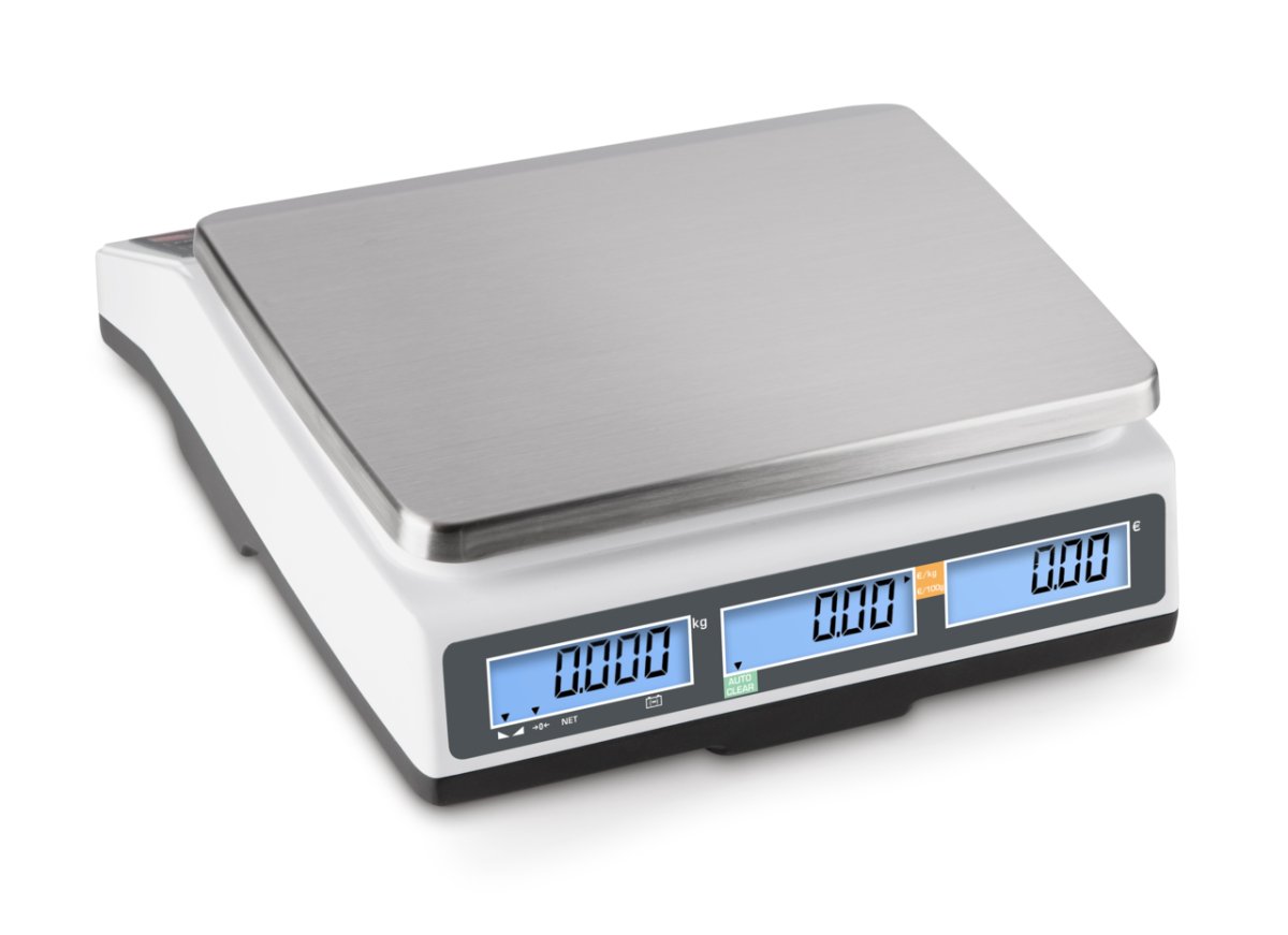 KERN & SOHN RPB 15K2DM RPB Price Computing Scale, 15 kg Capacity, 0.005 kg Readability, RS-232 - RPB 15K2DM - Price Computing Scales - KERN & SOHN - Weighcore