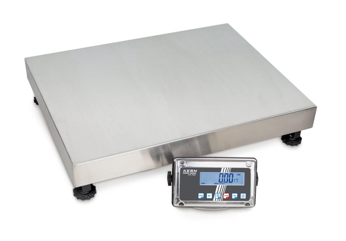KERN & SOHN SFE 100K-2XLNM SFE Platform Scale, 150 kg Capacity, 0.05 kg Readability, IP65 Rated - SFE 100K-2XLNM - Weigh Platforms - KERN & SOHN - Weighcore