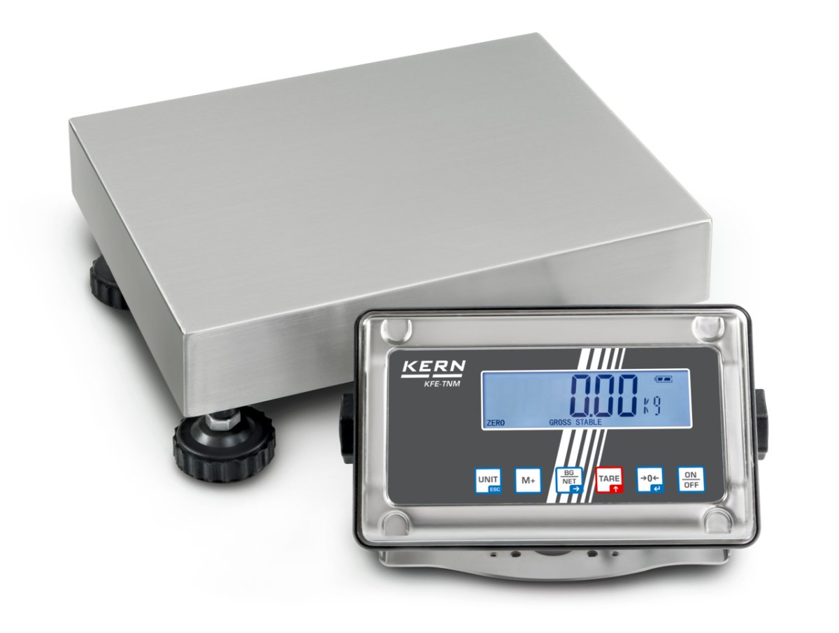 KERN & SOHN SFE 30K-2NM SFE Platform Scale, 30 kg Capacity, 0.01 kg Readability, IP65 Rated - SFE 30K-2NM - Weigh Platforms - KERN & SOHN - Weighcore