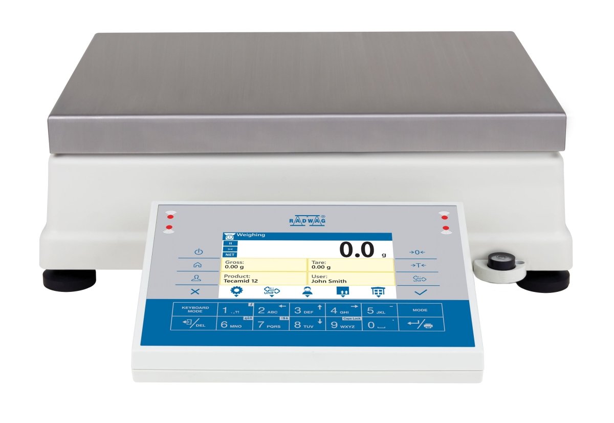 RADWAG C32 PM C32.25.PM Precision Balance, 25kg Capacity, 0.1g Readability, Internal Calibration, OIML Class II - C3225PM - Precision Balances - Radwag - Weighcore
