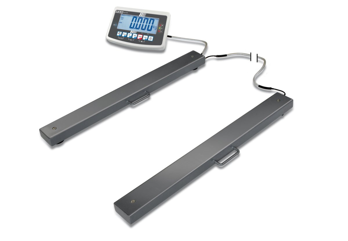 KERN & SOHN UFA 1.5T0.5 UFA Weighing Beam Floor Scale Platform, 1500 kg Capacity, 0.5 kg Readability, IP67 Rated, RS-232 / Bluetooth - UFA 1.5T0.5 - Floor Scale Platforms - KERN & SOHN - Weighcore