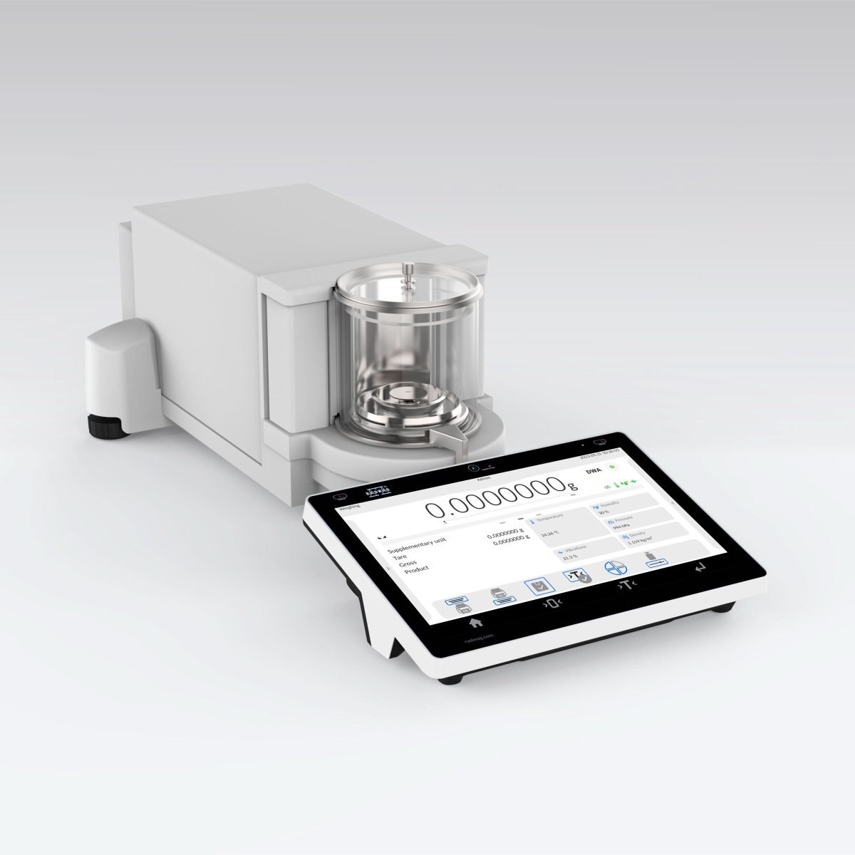 RADWAG UYA 2.5Y UYA 5Y Ultra - Microbalance, 2.1g Capacity, 0.1µg Readability, Internal Calibration, OIML Class I - UYA25Y - Ultra - Microbalances - Radwag - Weighcore