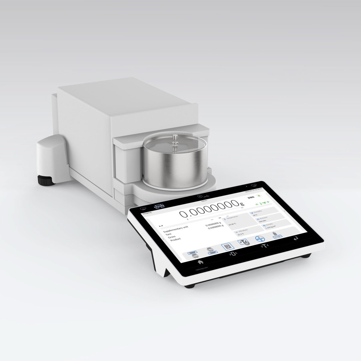 RADWAG UYA 2.5Y.F Ultra - Microbalance for Filters, 2.1g Capacity, 0.1µg Readability, 21 CFR Part 11, Internal Calibration, OIML Class I - UYA25YF - Ultra - Microbalances - Radwag - Weighcore