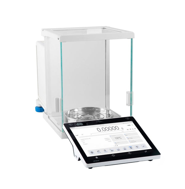 RADWAG XA 82/220.5Y XA 5Y Analytical Balance, 82/220g Capacity, 0.01/0.1mg Readability, 21 CFR Part 11, Internal Calibration, OIML Class I